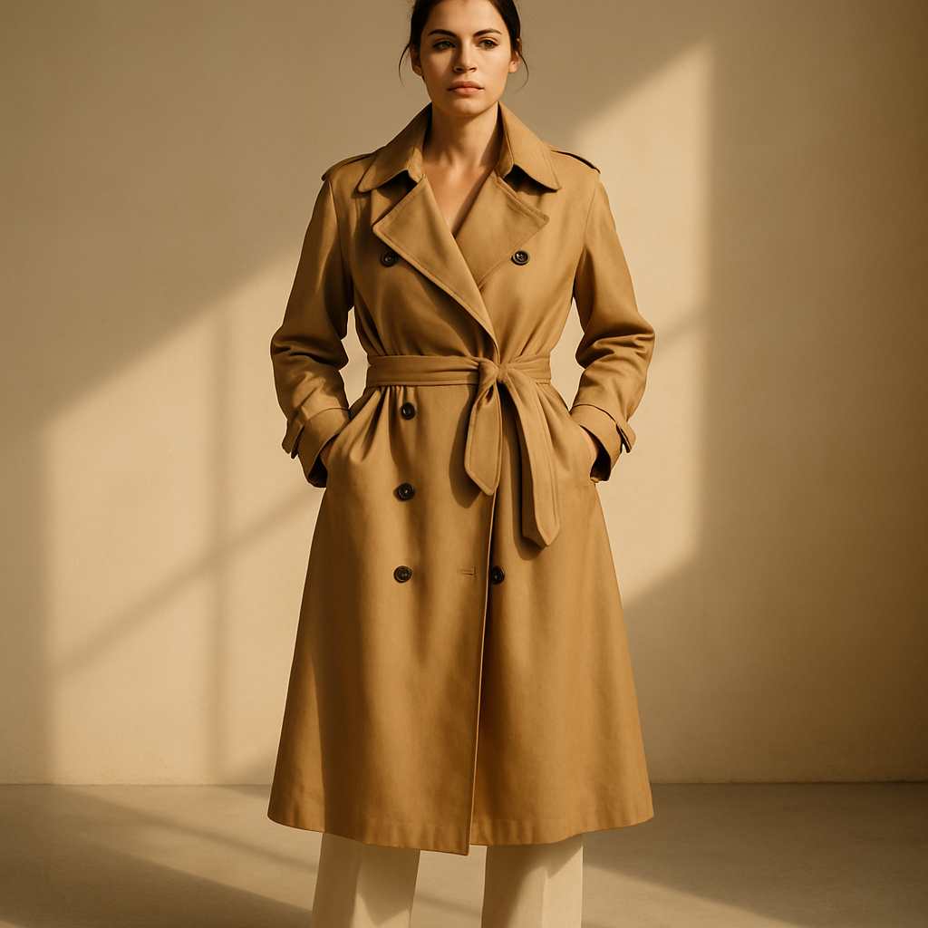 Trench Coat “Clásico Eterno” - Beige Camel
